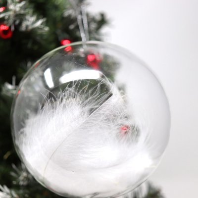 Boule De Noël Verre Arc En Ciel Vessiere Cristaux