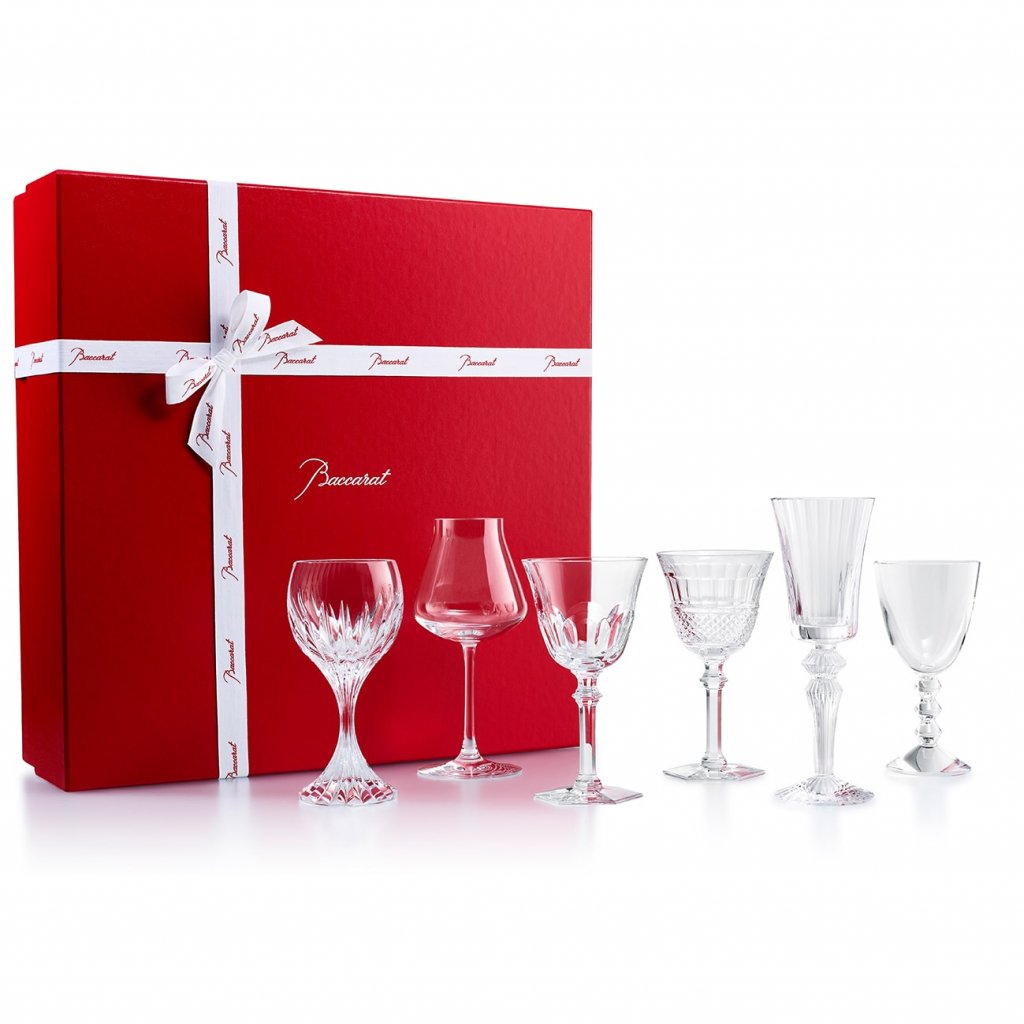 Coffret cadeau vin : 2 verres à pied et bouteille personnalisé Bastide Amour