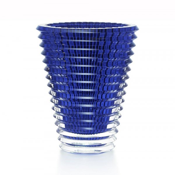 vase bleu en cristal Baccarat collection Eye