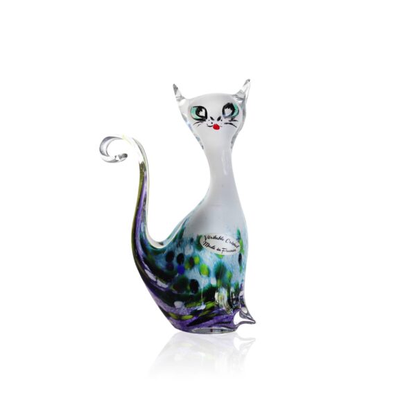 sculpture-chat-turquoise-violet