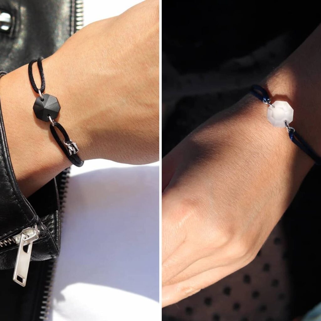 bracelet de couple noces cristal