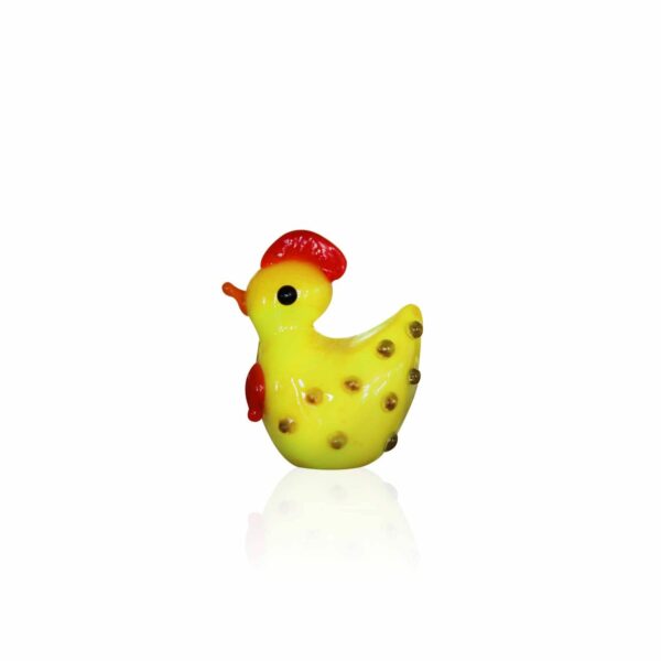 poule-verre-paques-jaune